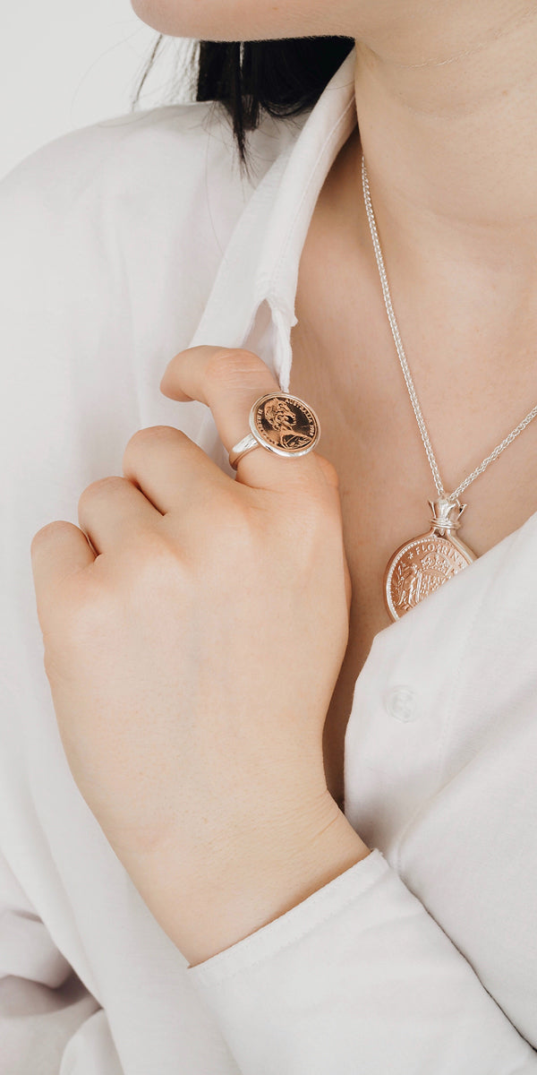 Rings made on sale from australian coins