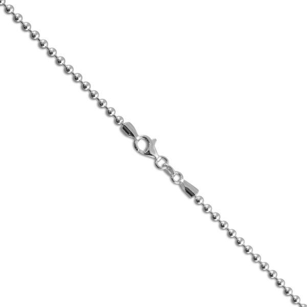 Italian Sterling Silver 3.0mm Bead Chain