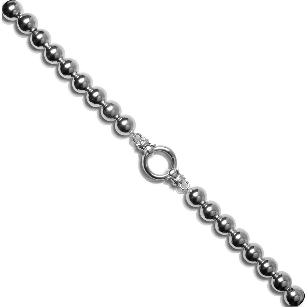 12mm Sterling Silver Ball Necklace